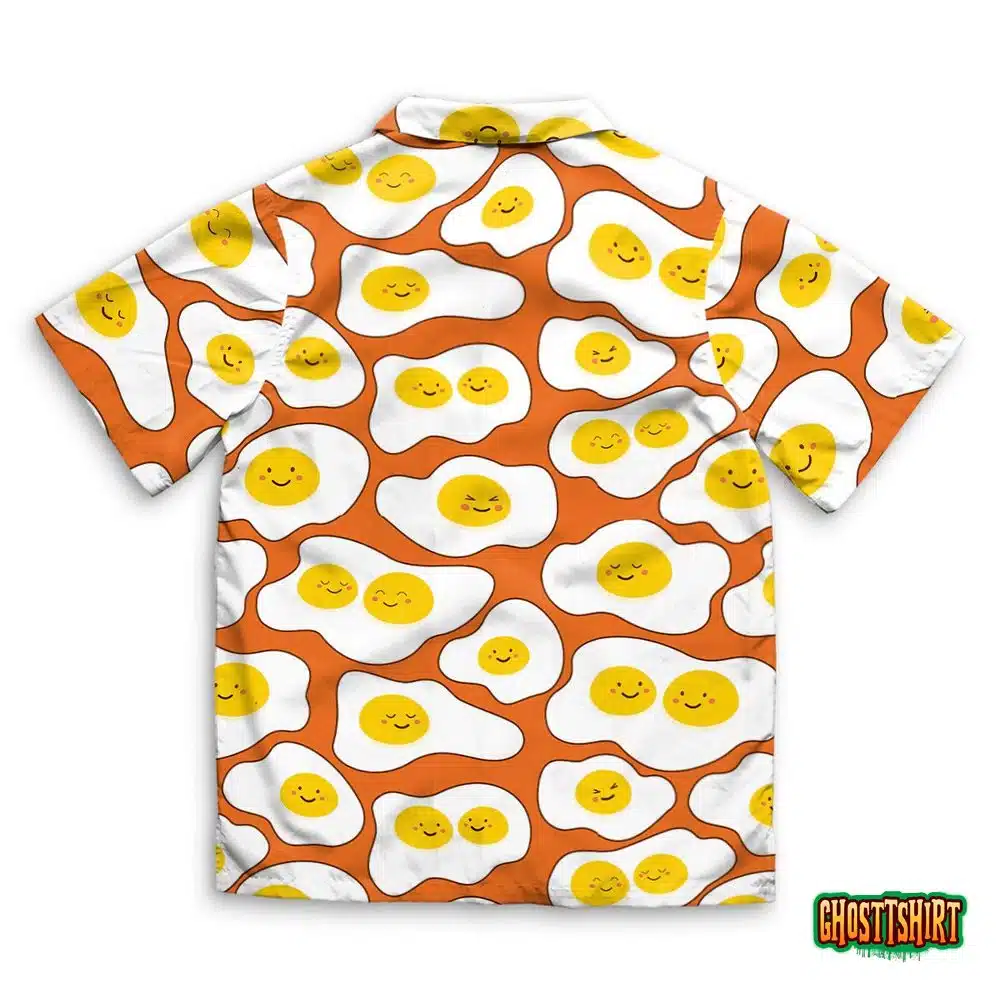 Colorful Funny Omelettes With Many Different Cute Hawaiian Beach Shirt