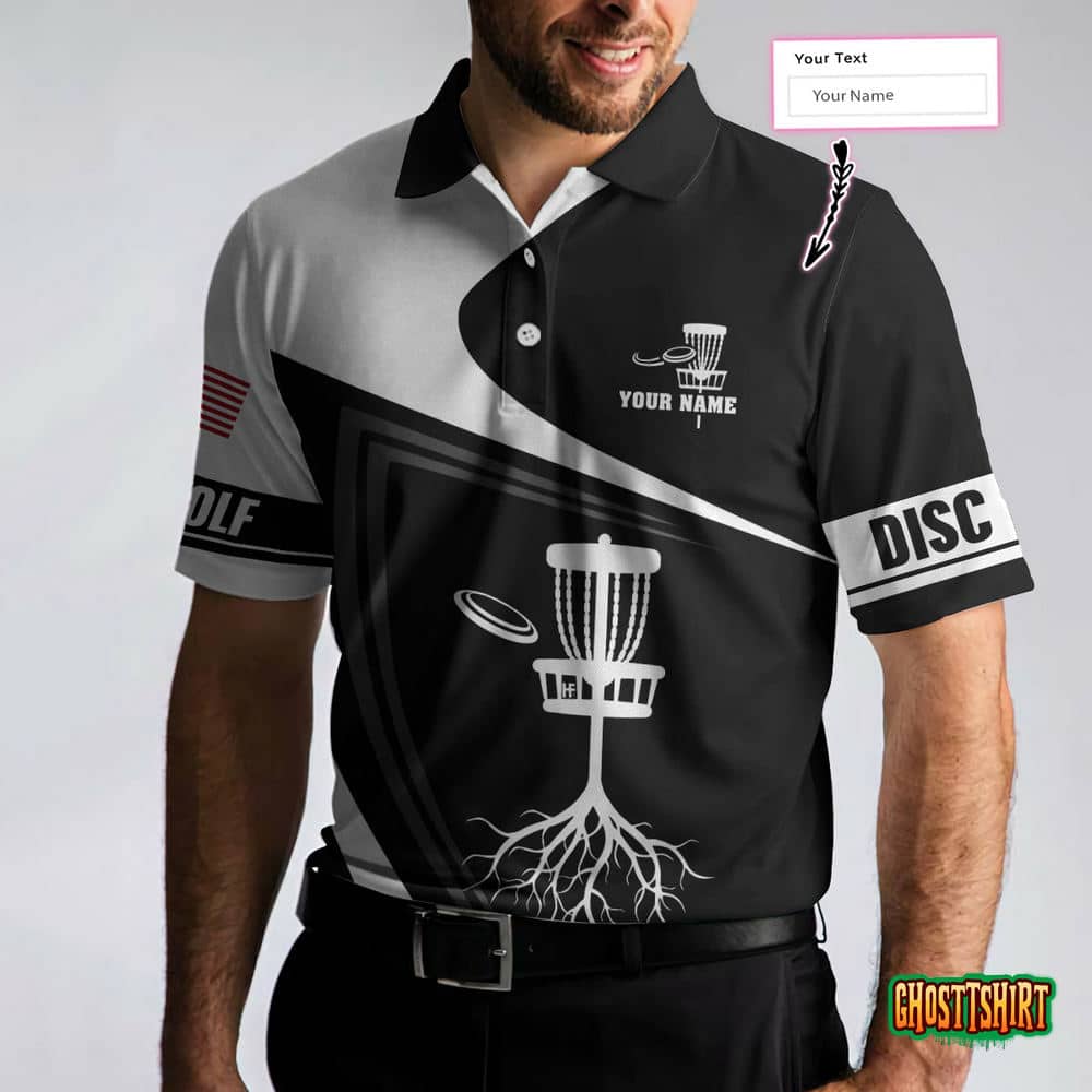 Disc Golf Tree Custom Polo Shirt