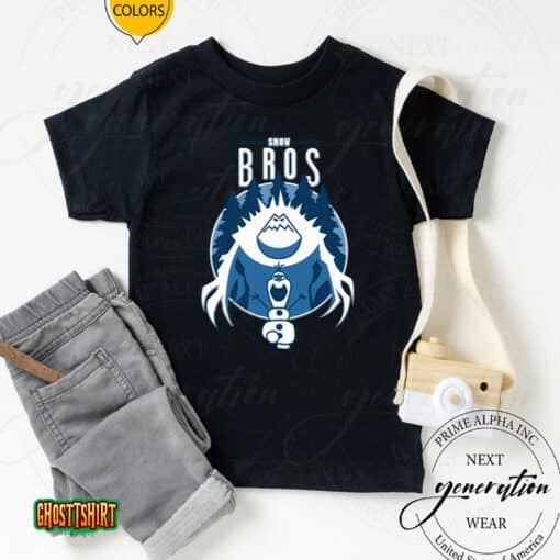 Disney Cartoon Frozen Snow Bros Unisex T-Shirt