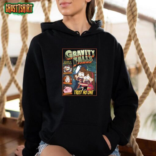 Disney Gravity Falls Trust No One Scared Dipper & Mabel T-Shirt