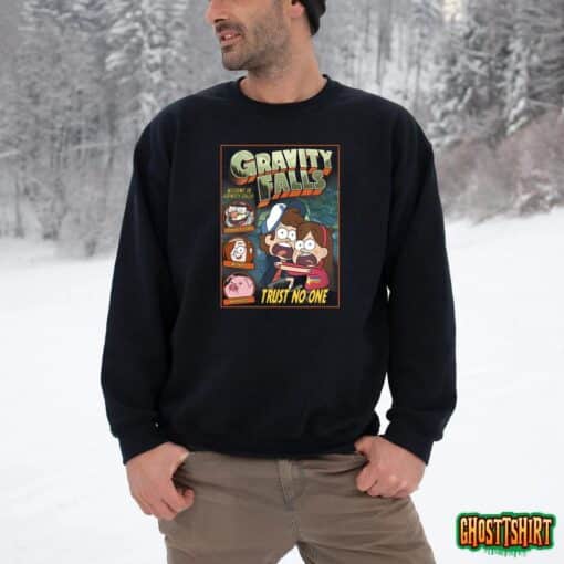 Disney Gravity Falls Trust No One Scared Dipper & Mabel T-Shirt
