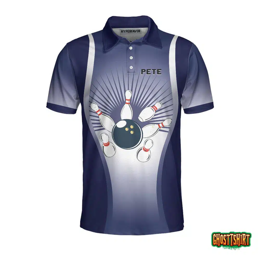 Down In Front Bowling Custom Polo Shirt