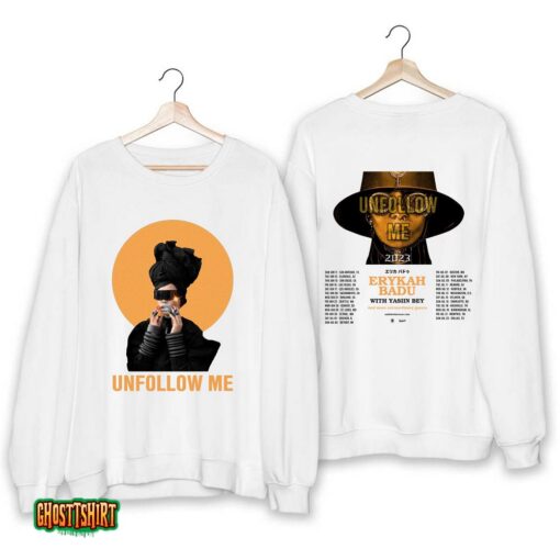 Erykah Badu Unfollow me Tour 2023 Shirt