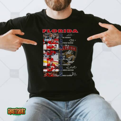 Florida Panthers Sports Teams 2023 Signatures Unisex T-Shirt