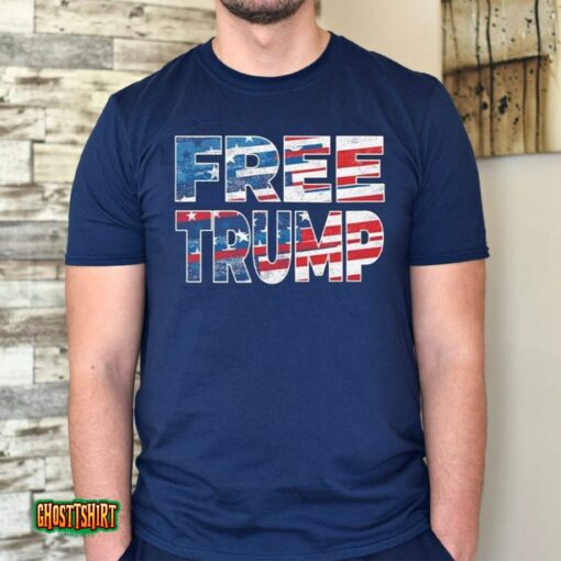 Free Donald Trump 2023 Unisex T-Shirt