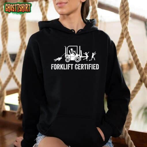 Funny Forklift Operator Forklift Certified Retro Vintage T-Shirt
