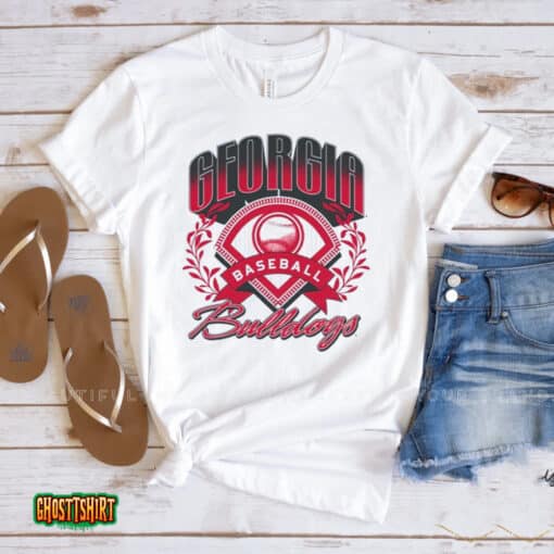 Georgia Bulldogs Throwback Baseball 2023 Unisex T-Shirt