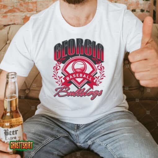 Georgia Bulldogs Throwback Baseball 2023 Unisex T-Shirt