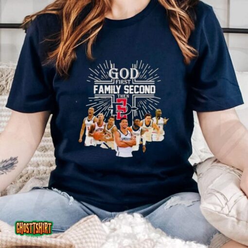 God First Family Second Then San Diego State Aztecs 2023 Ncaa Unisex T-Shirt