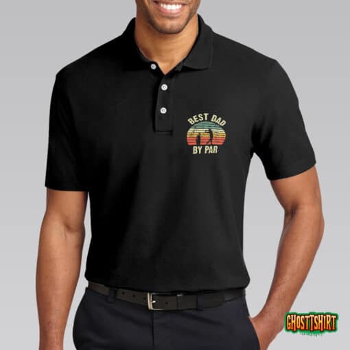 Golf Best Dad By Par Polo Shirt