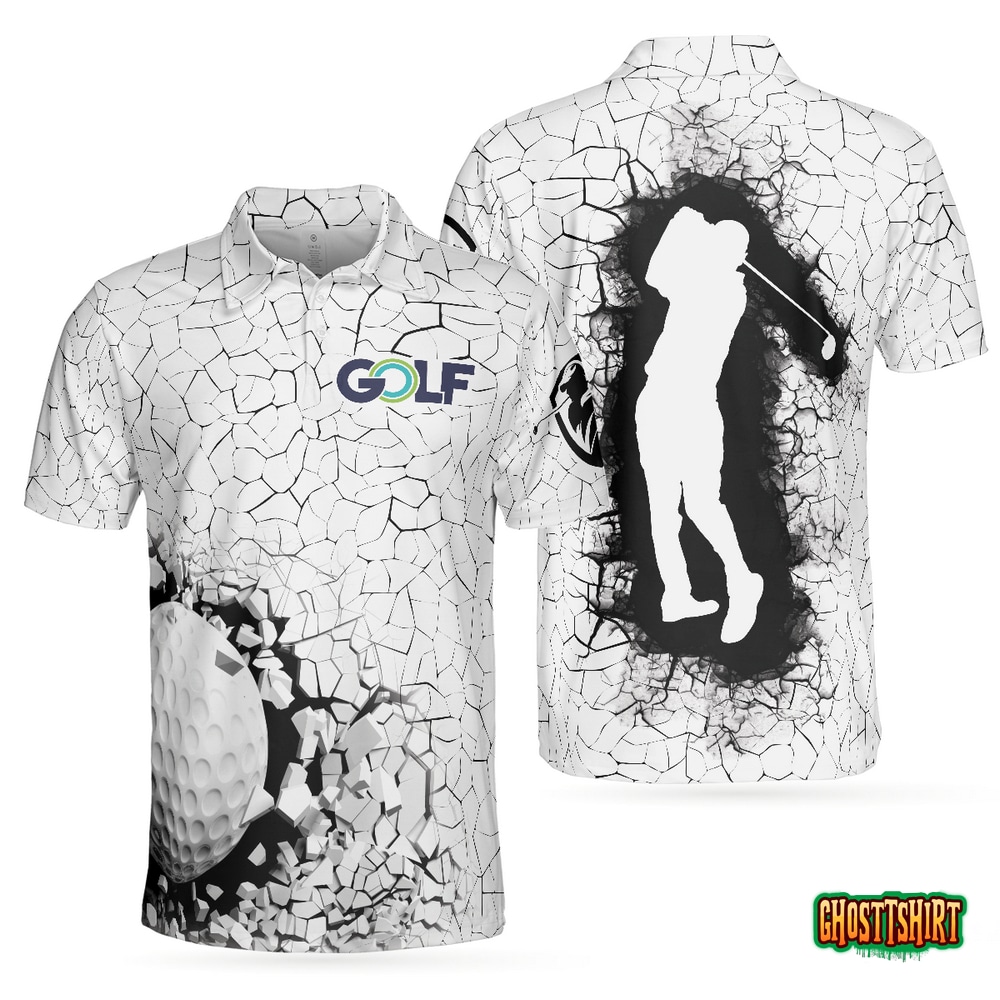 Golf Breaker Unique Design Golf Polo Shirt