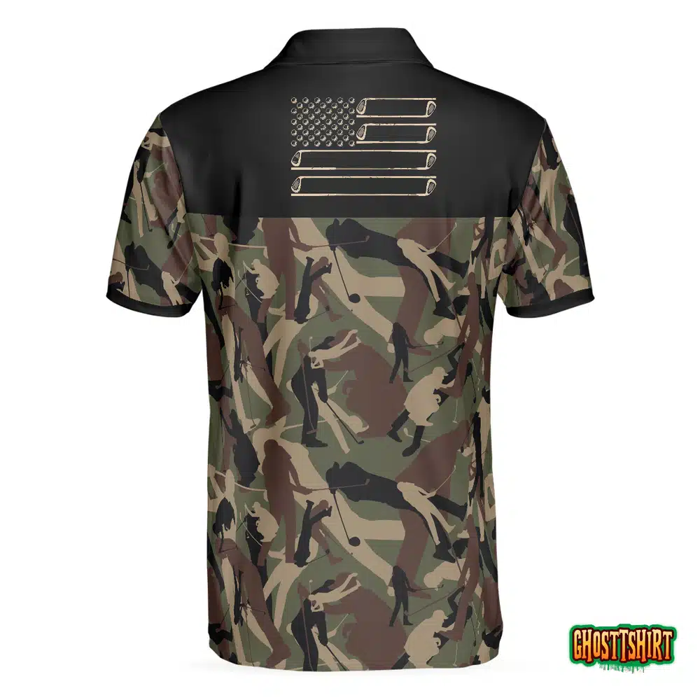 Golf Camouflage Pattern Golf Polo Shirt