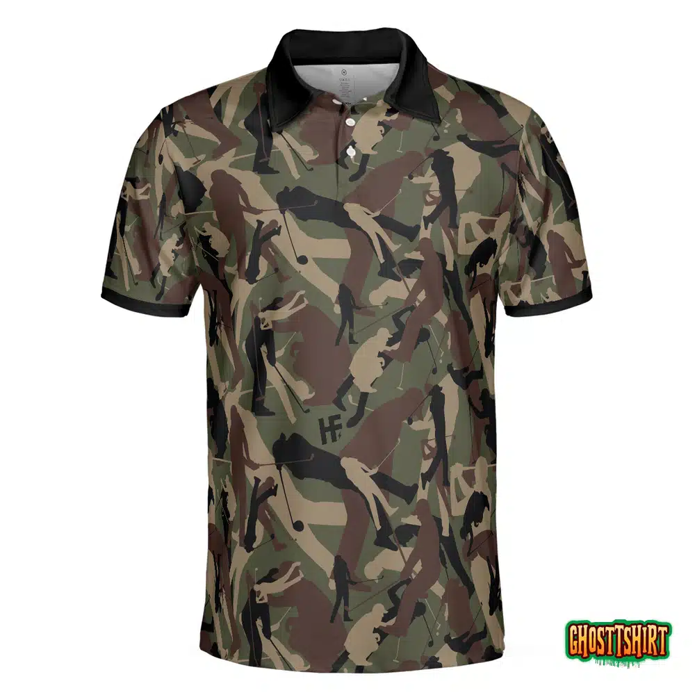Golf Camouflage Pattern Golf Polo Shirt