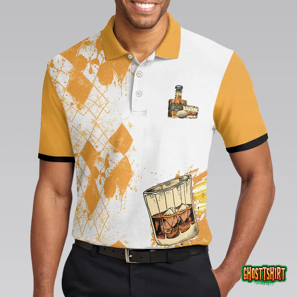 Golf Whisky And Take Naps Short Sleeve Polo Shirt