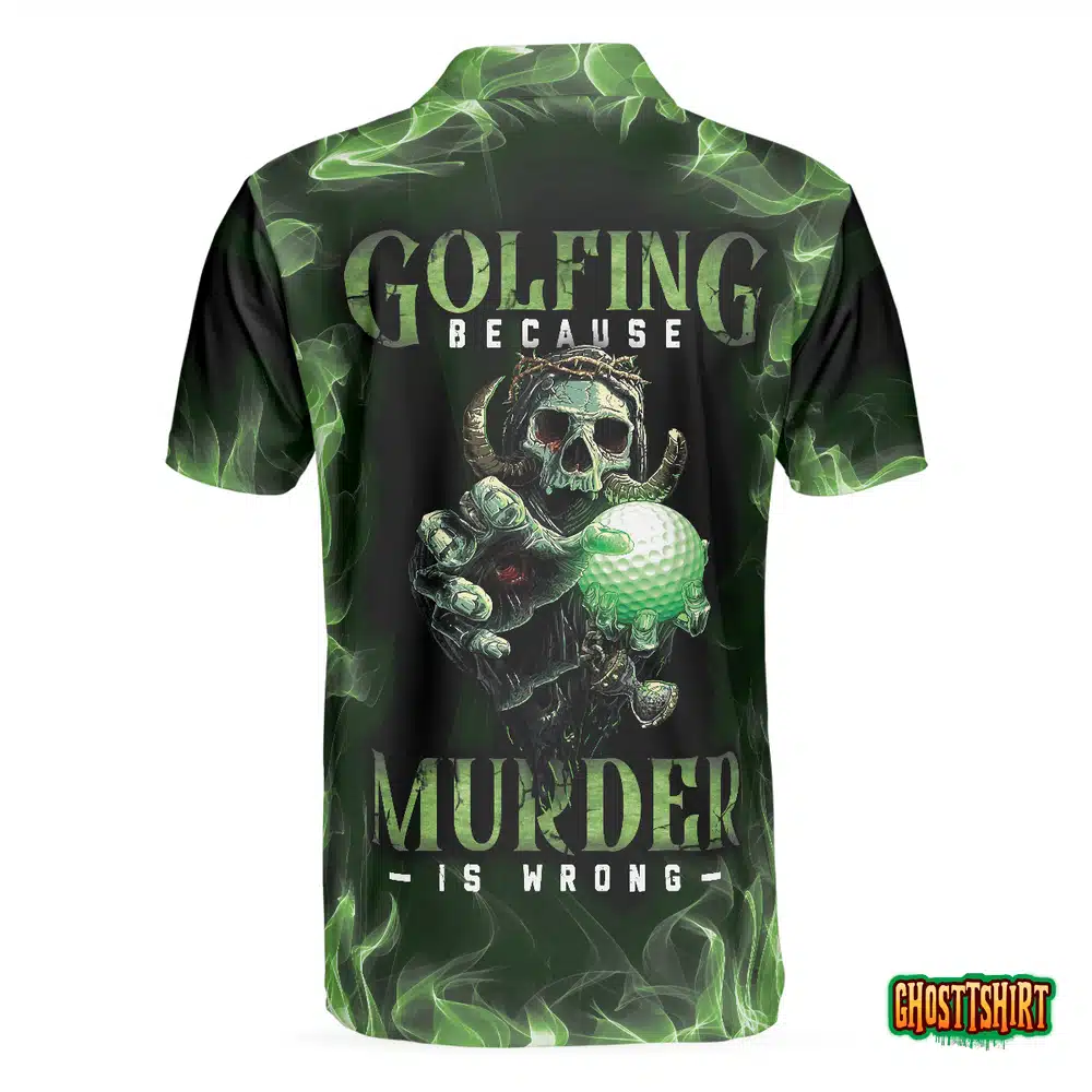 Golfing Murder Polo Shirt