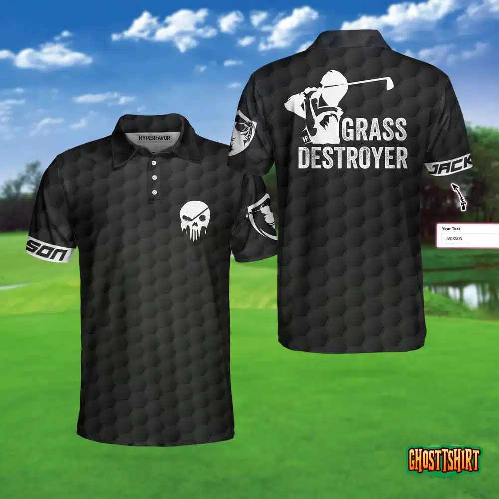 Grass Destroyer Custom Polo Shirt