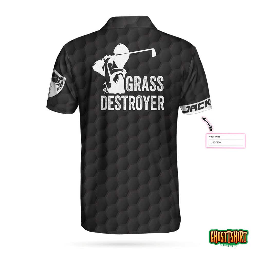 Grass Destroyer Custom Polo Shirt