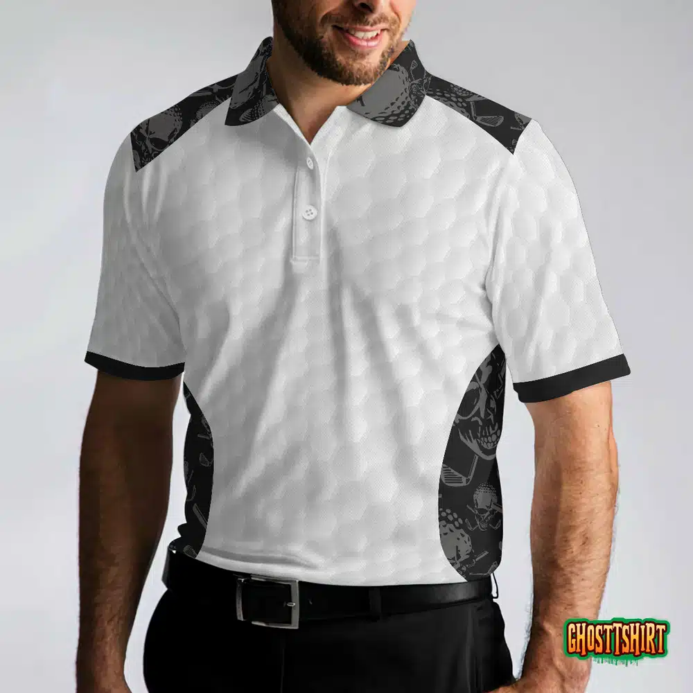 Grip It Rip It Sip It Golf White Polo Shirt