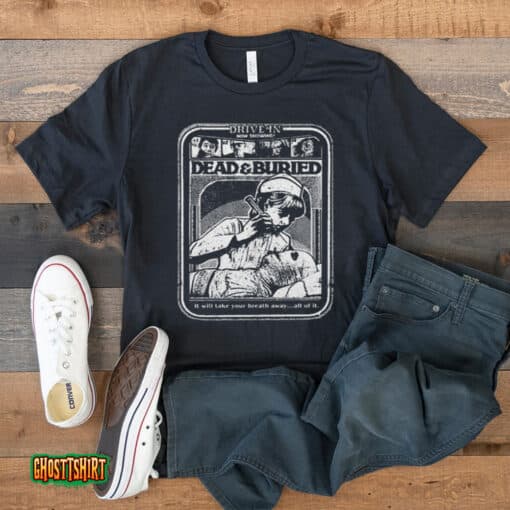 Gutter Garbs Merch Dead And Buried Drive In Ad Unisex T-Shirt