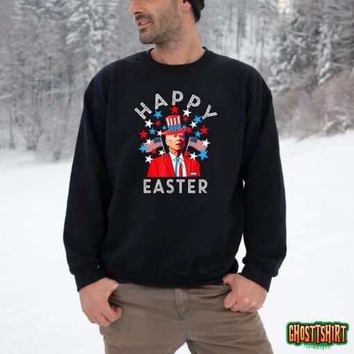 Happy Easter Joe Biden 4th Of July Memorial Independence T-Shirt
