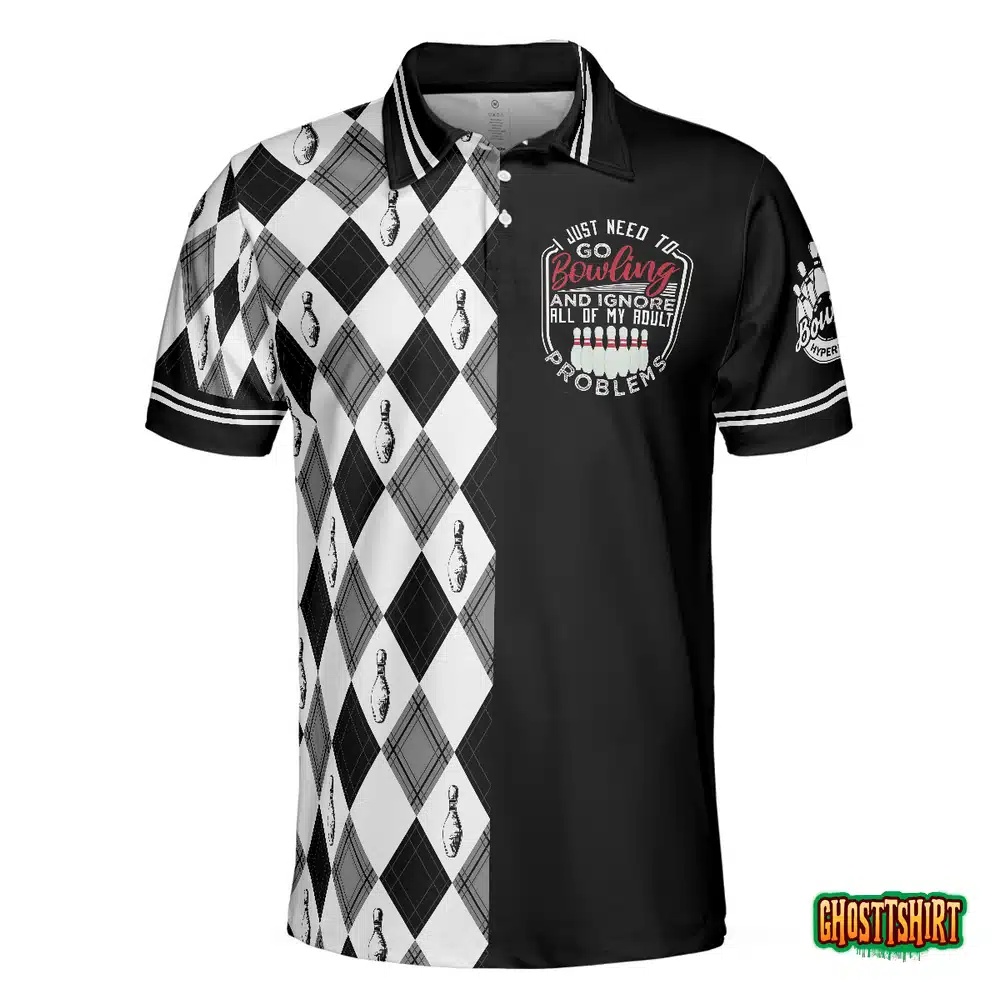 I Just Need To Go Bowling Polo Shirt