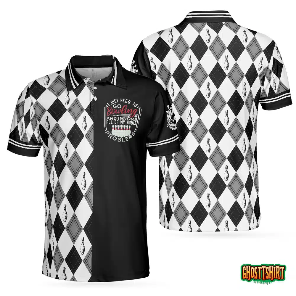 I Just Need To Go Bowling Polo Shirt