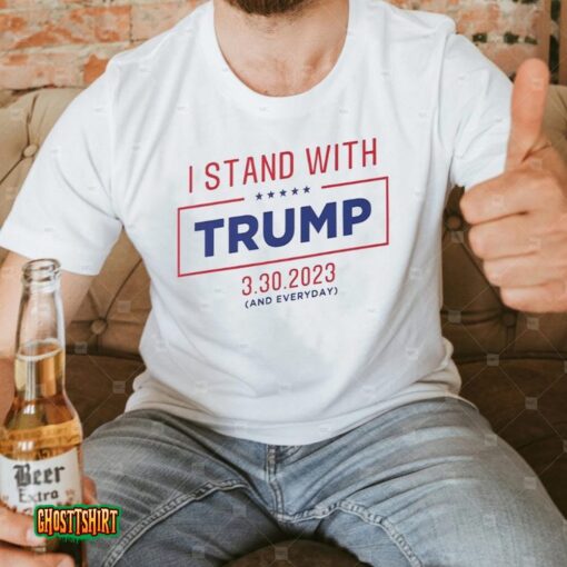 I Stand With Donald Trump 2023 Unisex T-Shirt