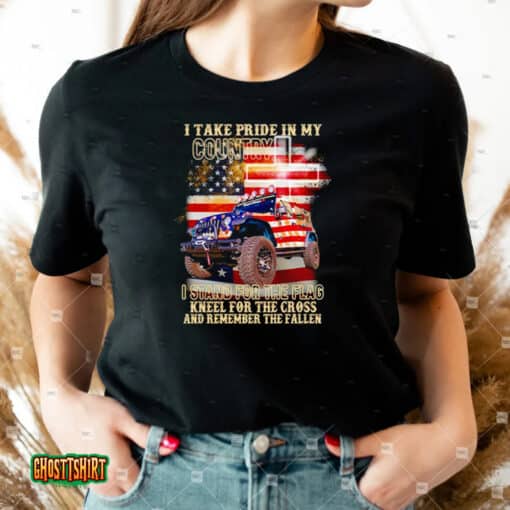 I Take Pride In My Country I Stand For The Flag Usa Unisex T-Shirt