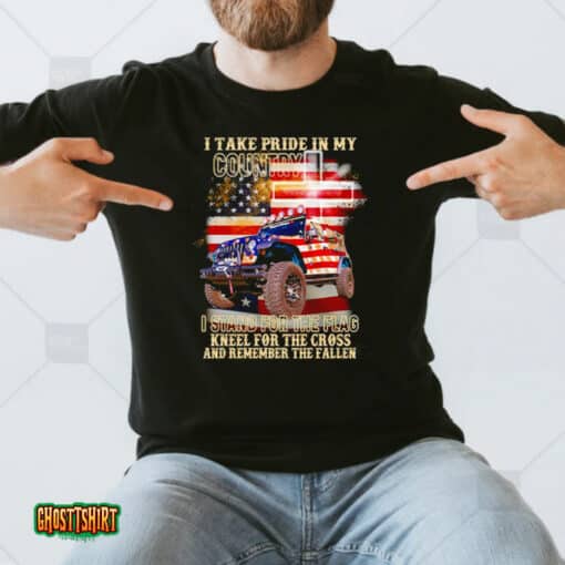 I Take Pride In My Country I Stand For The Flag Usa Unisex T-Shirt