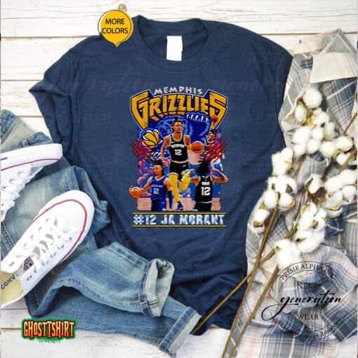 Ja Morant Memphis Grizzlies Heavyweight 2023 Unisex T-Shirt
