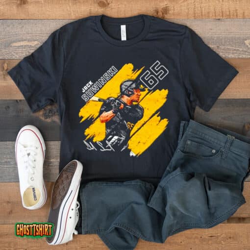 Jack Suwinski Pittsburgh Pirates 65 Signature Stripes Unisex T-Shirt