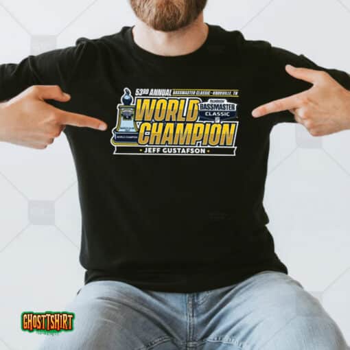 Jeff Gustafson 53rd Annual 2023 Bassmaster Classic World Champions Unisex T-Shirt