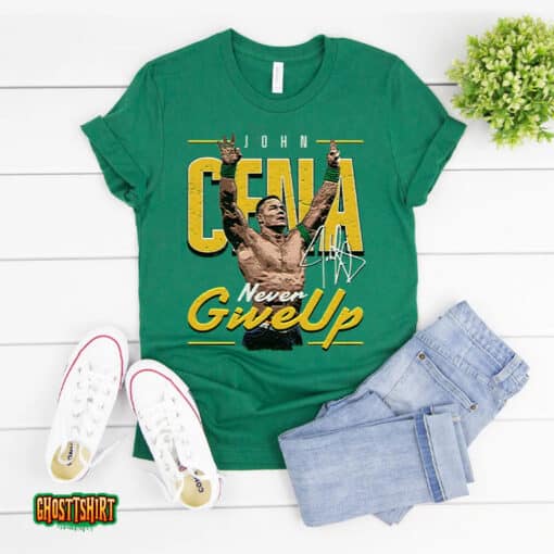 John Cena Never Give Up Tri-Blend Unisex T-Shirt