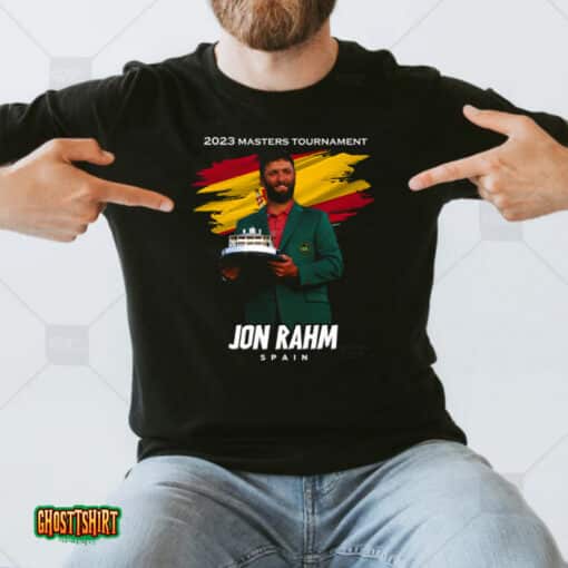 Jon Rahm 2023 Masters Tournament Champ Spain Unisex T-Shirt