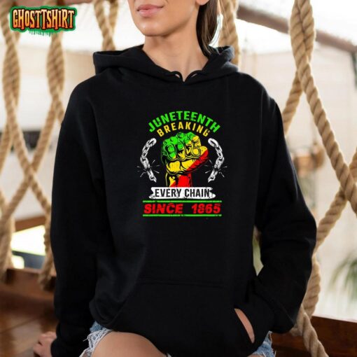 Juneteenth Breaking Every Chain Since 1865 African American T-Shirt