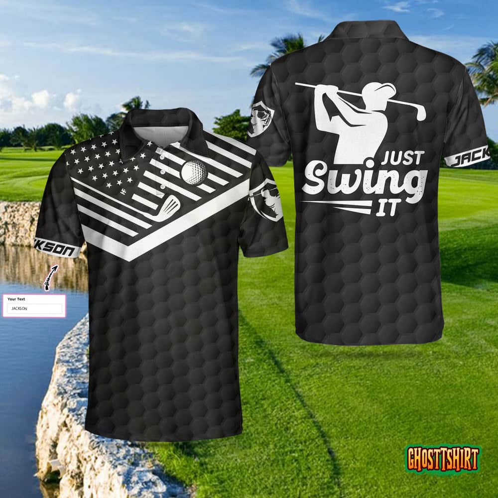 Just Swing It Golf Custom Polo Shirt