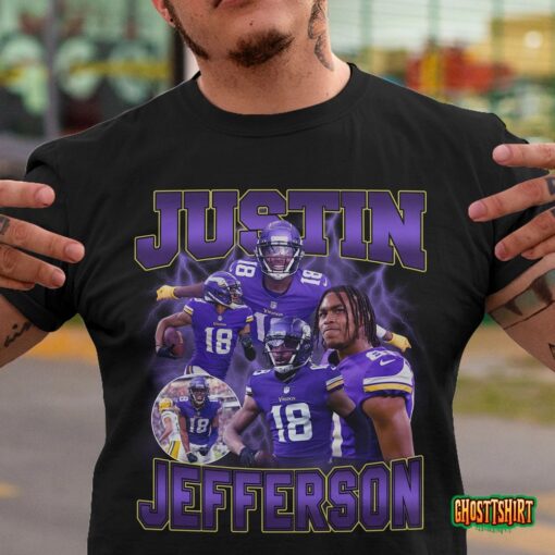 Justin Jefferson Minnesota Football Vintage Unisex T-Shirt