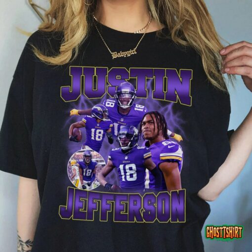 Justin Jefferson Minnesota Football Vintage Unisex T-Shirt