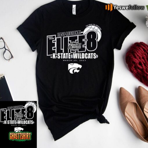 K-State Wildcats 2023 East Regional Elite 8 Unisex T-Shirt