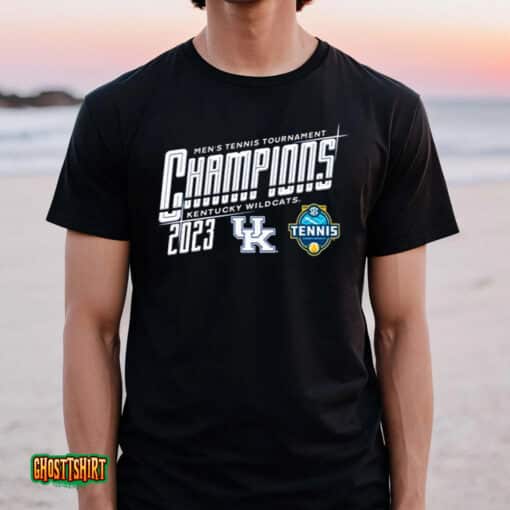 Kentucky Wildcats 2023 Sec Men’s Tennis Tournament Champions Unisex T-Shirt