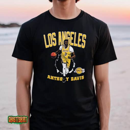 Lakers Anthony Davis Bustin’ Through Unisex T-Shirt