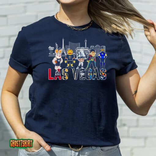 Las Vegas Skyline Sports Teams Mascots Unisex T-Shirt