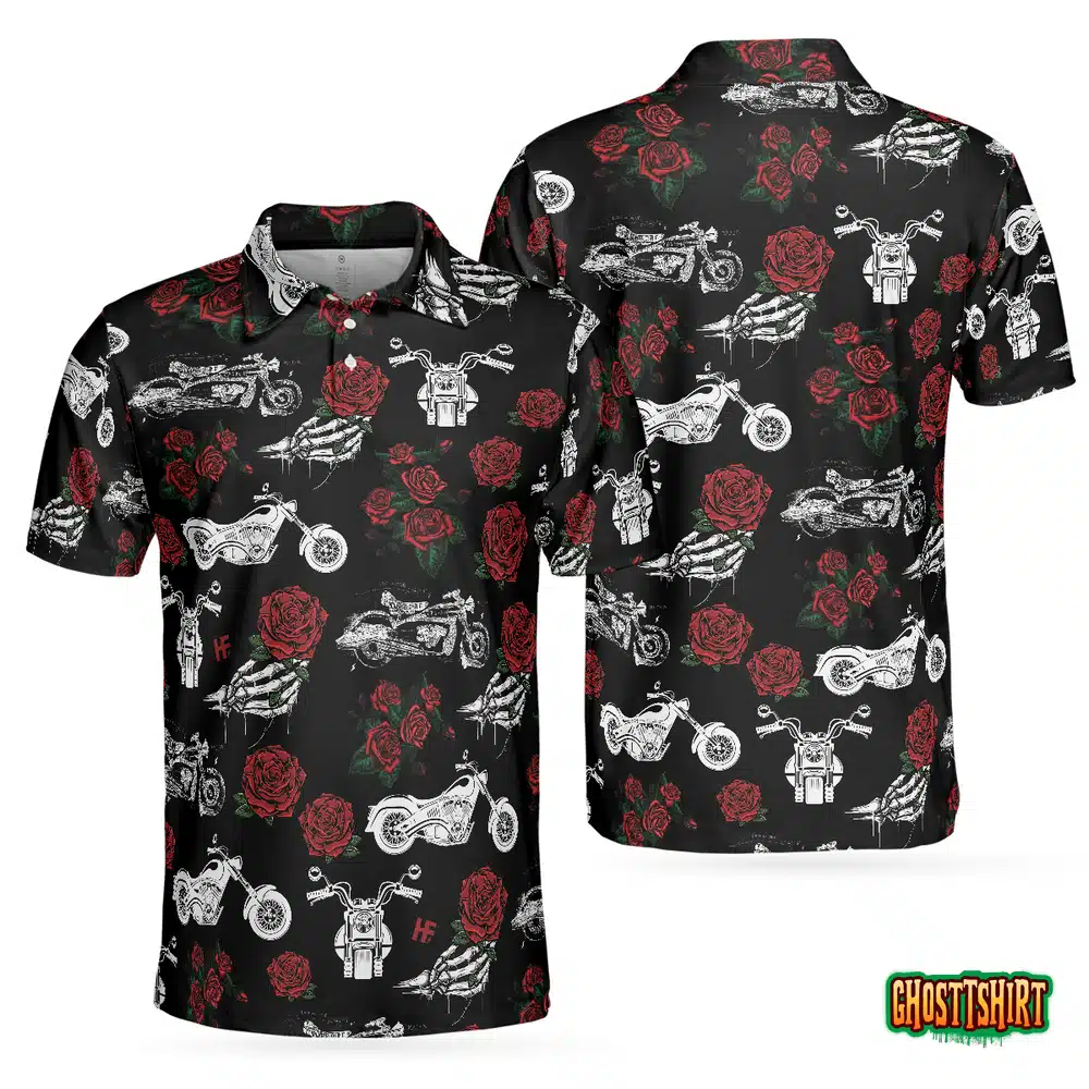 Live Love Motorbike Polo Shirt