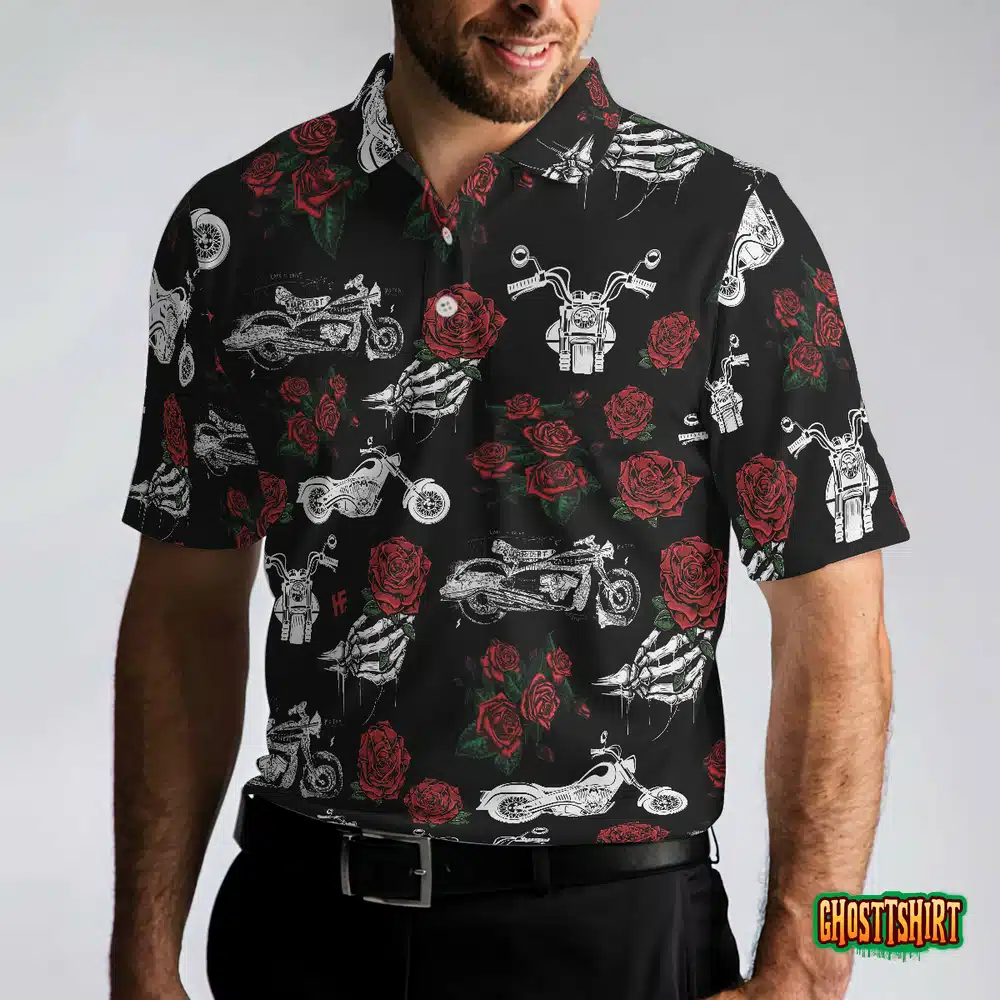 Live Love Motorbike Polo Shirt
