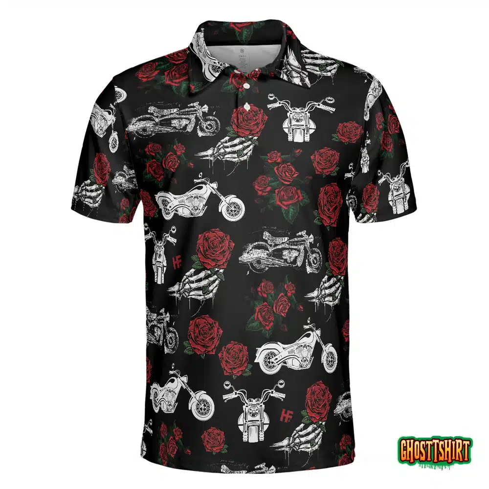 Live Love Motorbike Polo Shirt