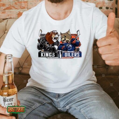 Los Angeles Kings Vs Edmonton Oilers Western Conference Quarter Finals 2023 Stanley Cup Playoffs Unisex T-Shirt