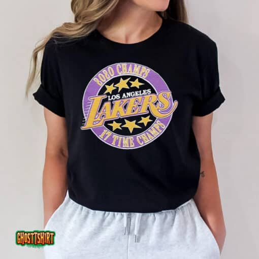Los Angeles Lakers 17 Time Champs Unisex T-Shirt