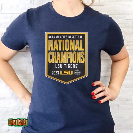 Lsu Tigers Fanatics Branded 2023 Ncaa Womens Basketball National Champions Unisex T-Shirt