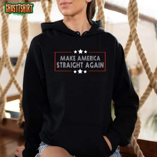 Make America Straight Again Political Funny Sarcastic Trending Tank Top