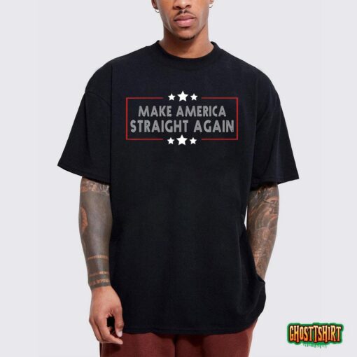 Make America Straight Again Political Funny Sarcastic Trending Tank Top